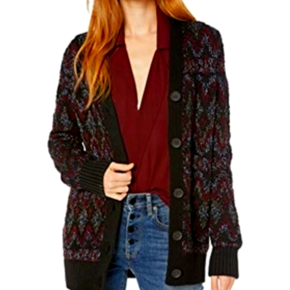 Lucky Brand Sweaters - Lucky Brand Fair Isle Chunky Button Cardigan NWOT